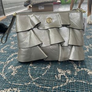 Spunky and shiny Liz Claiborne crossbody bag!